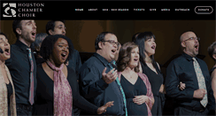 Desktop Screenshot of houstonchamberchoir.org